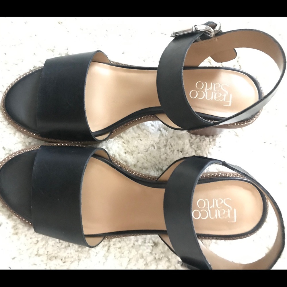 Black Block Heels